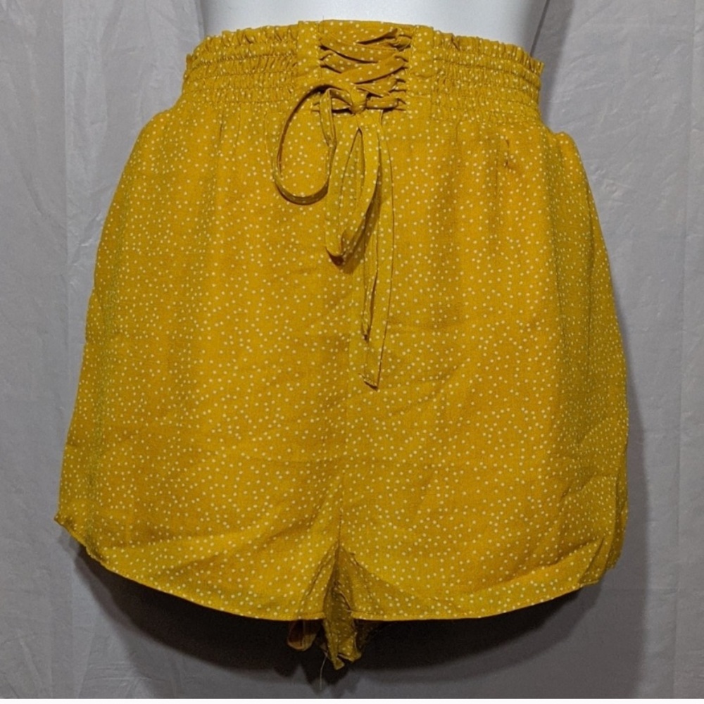 Yellow Polkadot Shorts